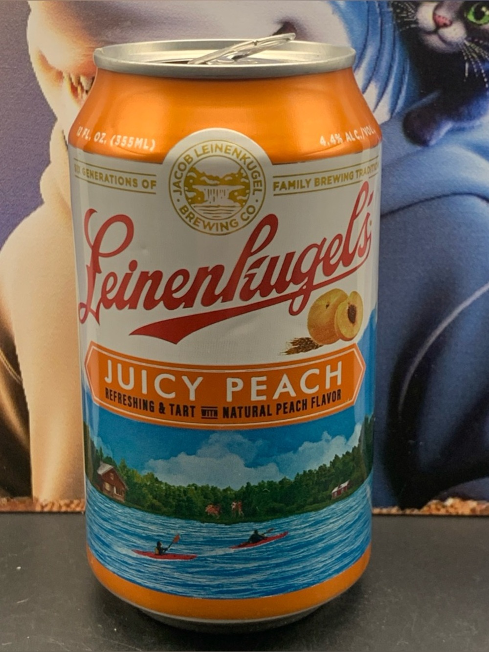 Vintage Beer Can Leinenkugel's Juicy Peach Empty Aluminum Can